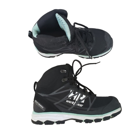 Helly Hansen Aluminum Toe Composite Plate Mid Cut Safety Hiker Work Boots - Picture 1 of 14